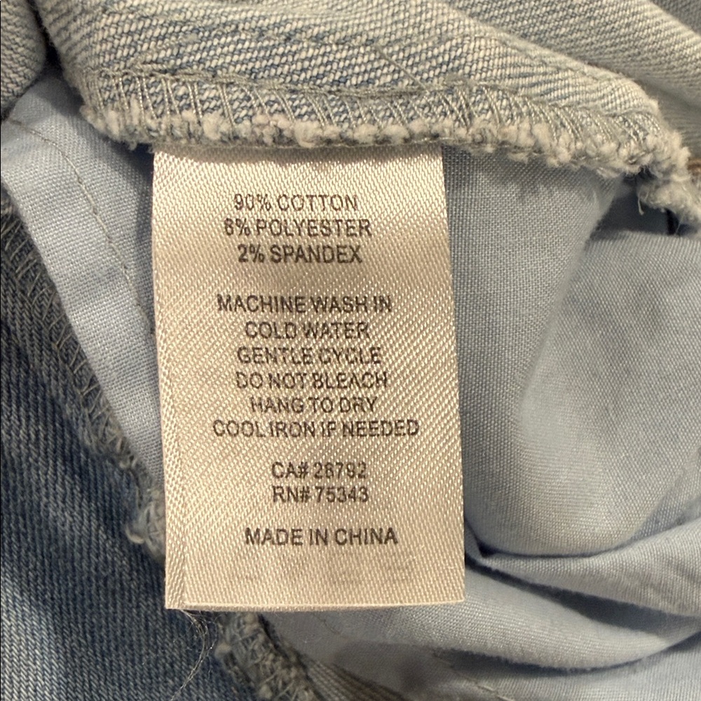 Belle Vere Anthropologie Light Blue Denim Full A-Line Cottagecore Skirt Size L - Picture 6 of 10